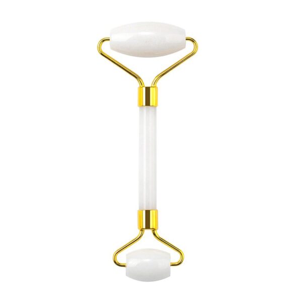 Double Head White Jade Facial Roller