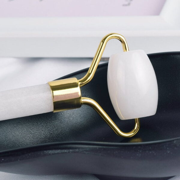 Double Head White Jade Facial Roller - Image 4