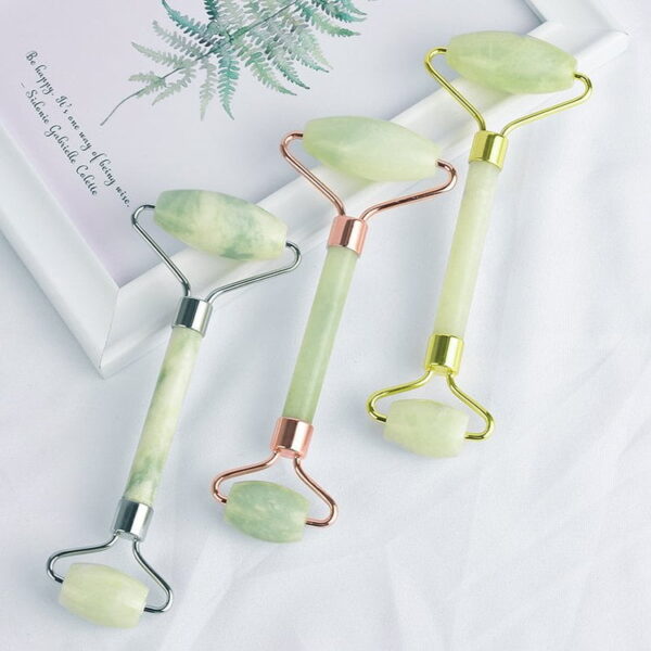 Double Head Xiuyan Jade Face Massage Roller - Image 3