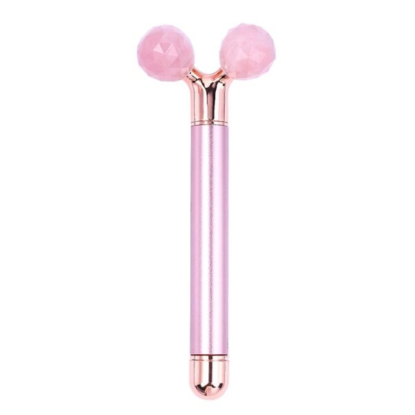 Electric Jade Roller High Quality 3D Rose Quartz for Face Massage