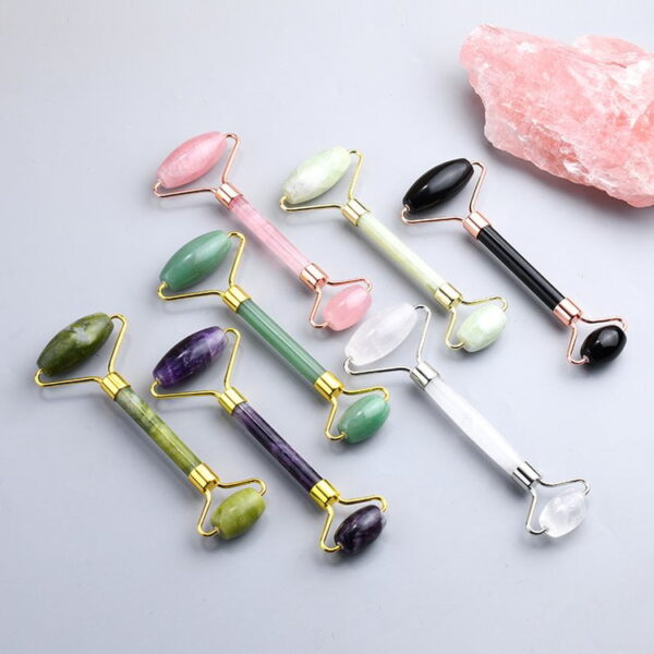 Green Aventurine Face Roller Beauty Face Massage - Image 3