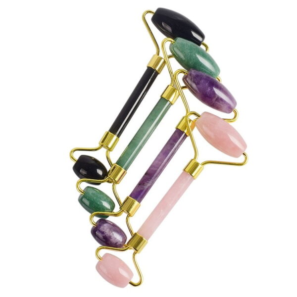 Green Aventurine Face Roller Beauty Face Massage - Image 5