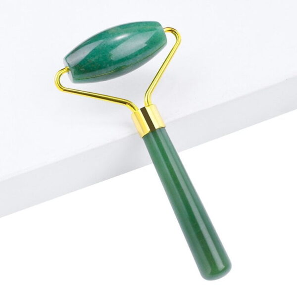 Green Aventurine Single Head Jade Roller - Image 3