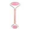 Metal Pole Rose Quartz Jade Roller