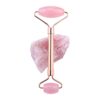 Metal Pole Rose Quartz Jade Roller