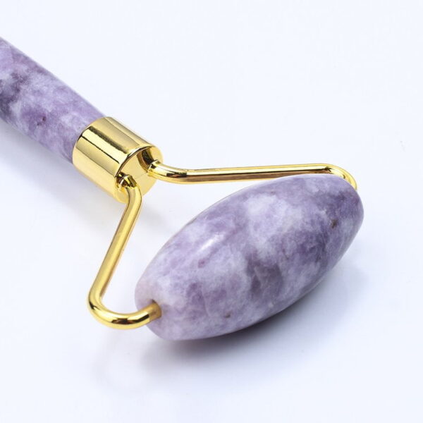Purple Jade Roller for Face Masssage & Wrinkle Removal - Image 4