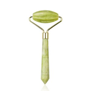 Single Ended Green Jade Roller High Quality Face Roller for Skincare