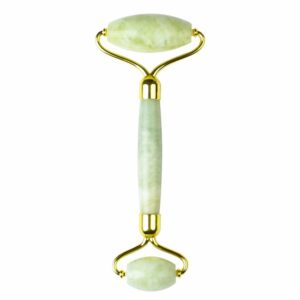 Double Head Xiuyan Jade Massage Roller With Butterfly Frame