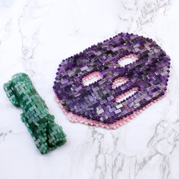 Natural Amethyst Face Mask, Beauty Sleep Mask - Image 2