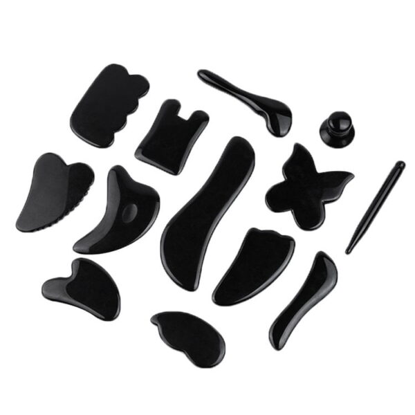 black obsidian gua sha