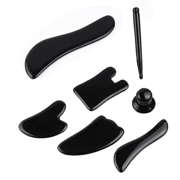 black obsidian gua sha