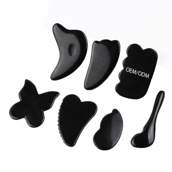 black obsidian gua sha