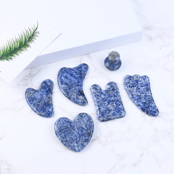 blue spot gua sha