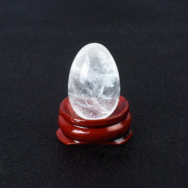 clear quartz yoni egg