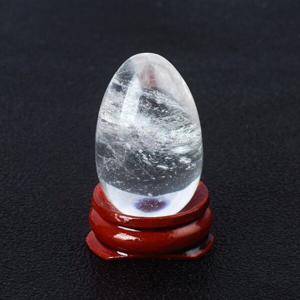 clear quartz yoni egg