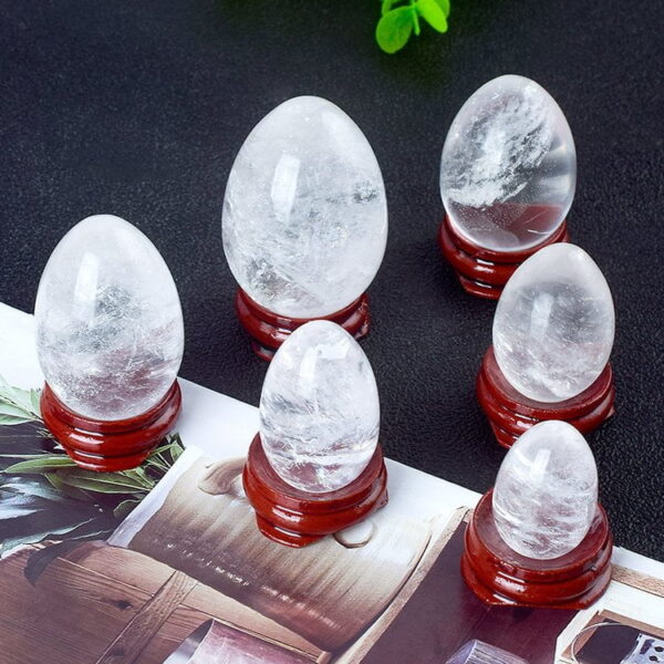 clear quartz yoni egg