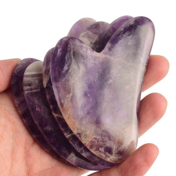 amethyst gua sha