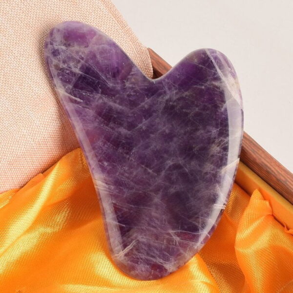 amethyst gua sha