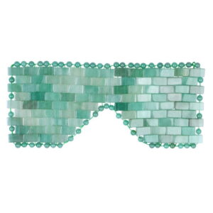 green aventurine eye mask