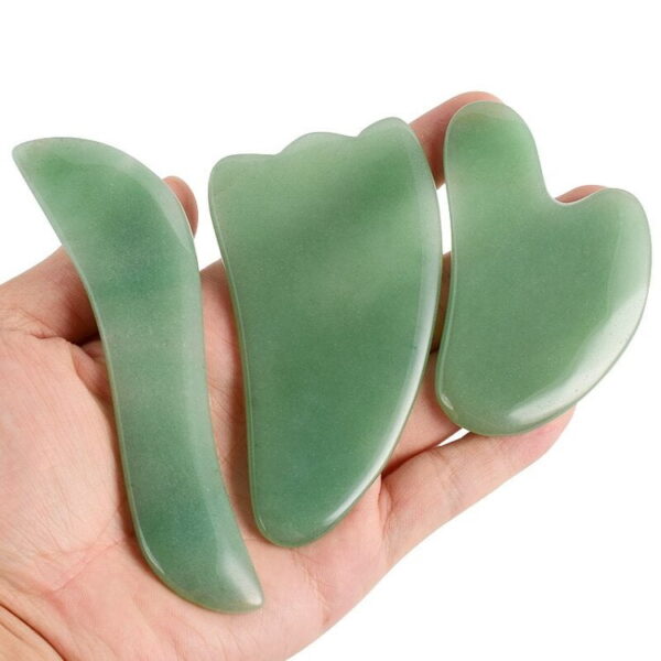 green aventurine gua sha set