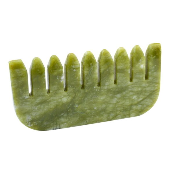 green jade gua sha comb