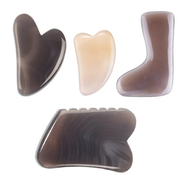 grey agate gua sha