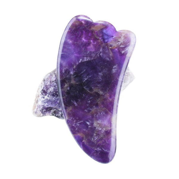 amethyst gua sha