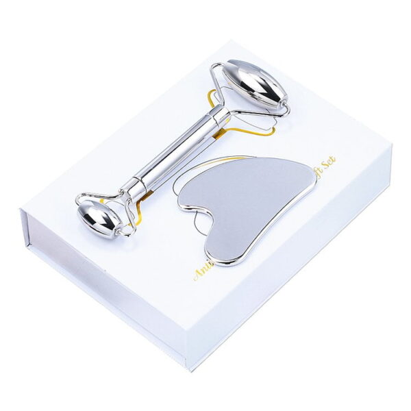 stainless steel roller gua sha set