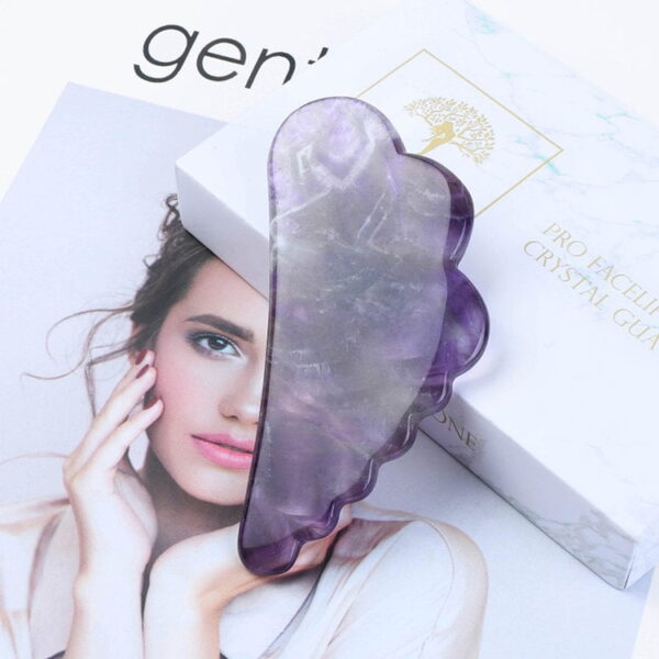 amethyst gua sha