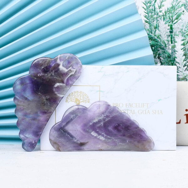 amethyst gua sha