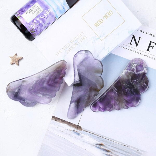 amethyst gua sha