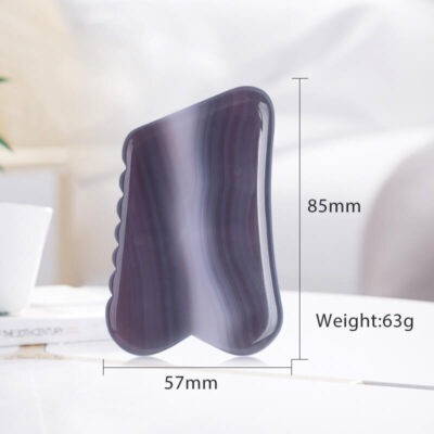 grey agate gua sha